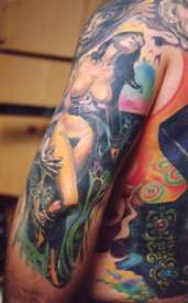 Full sleeve tattoo
