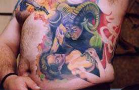 Dream chest tattoo